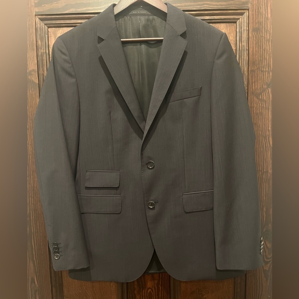 Hugo Boss Black Blazer Ticket pocket Dual Vent Wool Quiet Luxury